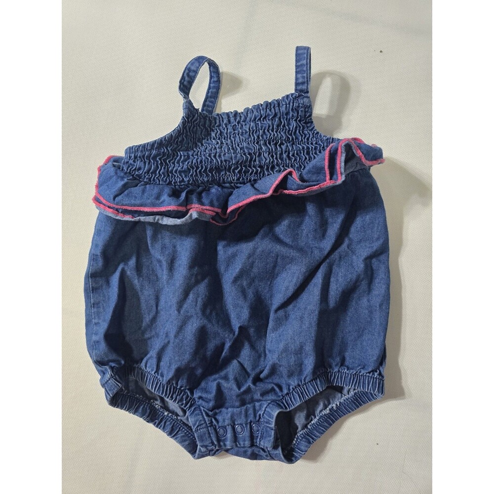 Cat & Jack Baby Girl's Ruffle Romper. Size 6-9m